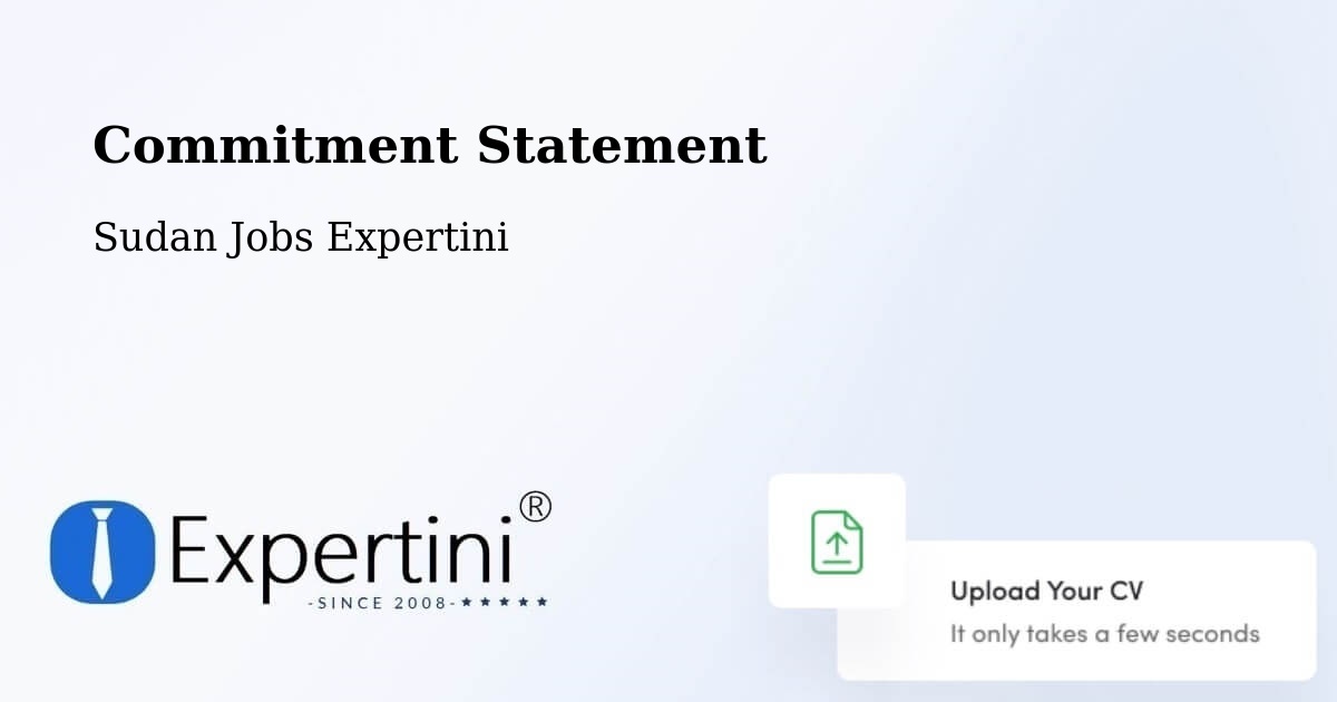 Corporate Commitment – Ed Damer - Sudan Jobs Expertini
